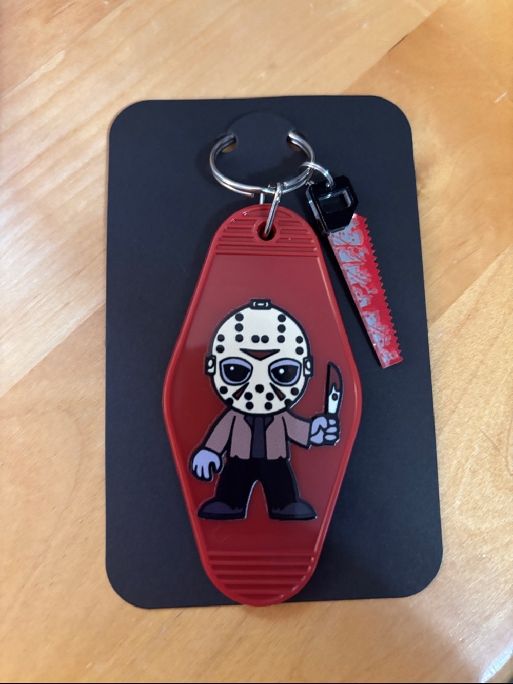 Horror Fandom Vibes Handcrafted motel keys chains: Pick 1